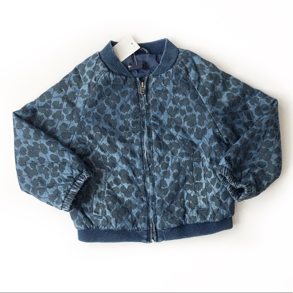 🎉 HP 🎉 NWT BabyGap Leopard Quilted Jacket